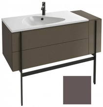 Тумба под раковину Jacob Delafon Nouvelle Vague 120 см, EB3034-G80, 3 ящика, с выступом, цвет - светло-коричневый глянцевый