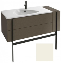 Тумба под раковину Jacob Delafon Nouvelle Vague 120 см, EB3034-G1D, 3 ящика, с выступом, цвет - жасмин глянцевый