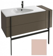 Тумба под раковину Jacob Delafon Nouvelle Vague 120 см, EB3034-G97, 3 ящика, с выступом, цвет - бежевый глянцевый