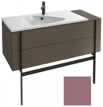 Тумба под раковину Jacob Delafon Nouvelle Vague 120 EB3033-M71, 2 ящика, с выступом, цвет - нежно-розовый матовый