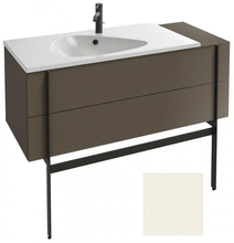 Тумба под раковину Jacob Delafon Nouvelle Vague 120 см, EB3033-S24, 2 ящика, с выступом, цвет - жасмин сатин