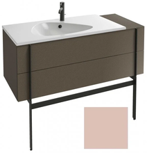 Тумба под раковину Jacob Delafon Nouvelle Vague 120 см, EB3033-S04, 2 ящика, с выступом, цвет - бежевый сатин