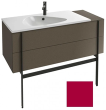 Тумба под раковину Jacob Delafon Nouvelle Vague 120 см, EB3033-R3, цвет - малиновый глянцевый