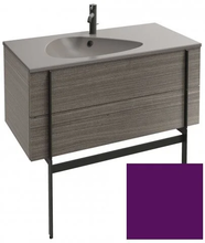 Тумба под раковину Jacob Delafon Nouvelle Vague 100 см, EB3032-S20, цвет - сливовый сатин