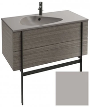 Тумба под раковину Jacob Delafon Nouvelle Vague 100 см, EB3032-N21, цвет - серый титан глянцевый