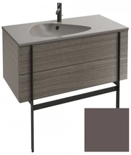 Тумба под раковину Jacob Delafon Nouvelle Vague 100 см, EB3032-G80, цвет - светло-коричневый глянцевый