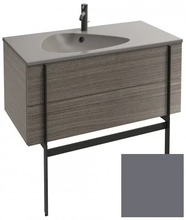 Тумба под раковину Jacob Delafon Nouvelle Vague 100 см, EB3032-G1F, цвет - насыщенный серый глянцевый