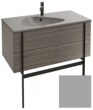 Тумба под раковину Jacob Delafon Nouvelle Vague 100 см, EB3032-G1G, цвет - пепельный глянцевый