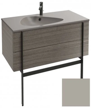 Тумба под раковину Jacob Delafon Nouvelle Vague 100 см, EB3032-G72, цвет - белая глина глянцевый