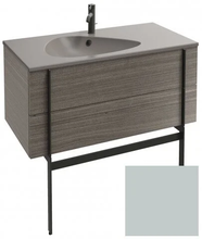 Тумба под раковину Jacob Delafon Nouvelle Vague 100 см, EB3032-G73, цвет - голубой шторм глянцевый