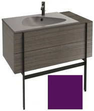 Тумба под раковину Jacob Delafon Nouvelle Vague 100 см, EB3031-M63, с выступом, цвет - сливовый матовый