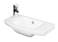 Раковина Gustavsberg Logic 51979L/R01 50 x 26.5 см подвесная, отверстие для смесителя слева