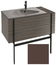 Тумба под раковину Jacob Delafon Nouvelle Vague 100 см, EB3031-M59, с выступом, цвет - ледяной коричневый матовый