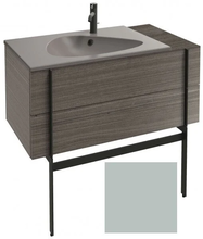 Тумба под раковину Jacob Delafon Nouvelle Vague 100 см, EB3031-M44, с выступом, цвет - миндальный матовый