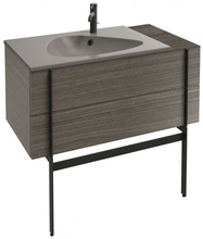 Тумба под раковину Jacob Delafon Nouvelle Vague 100 см, EB3031-F30, цвет - белый сатин