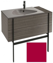 Тумба под раковину Jacob Delafon Nouvelle Vague 100 EB3031-275, с выступом, цвет - малиновый сатин