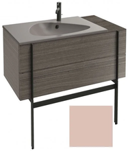 Тумба под раковину Jacob Delafon Nouvelle Vague 100 см, EB3031-S04, с выступом, цвет - бежевый сатин