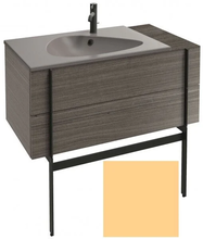 Тумба под раковину Jacob Delafon Nouvelle Vague 100 см, EB3031-G60, с выступом, цвет - желтый глянцевый