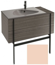 Тумба под раковину Jacob Delafon Nouvelle Vague 100 см, EB3031-G1A, с выступом, цвет - телесный глянцевый