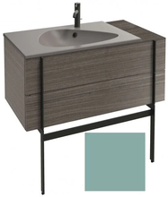 Тумба под раковину Jacob Delafon Nouvelle Vague 100 см, EB3031-G1I, с выступом, цвет - ментол глянцевый