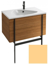 Тумба под раковину Jacob Delafon Nouvelle Vague 80 см, EB3030-S07, цвет - желтый сатин