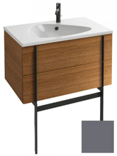 Тумба под раковину Jacob Delafon Nouvelle Vague 80 см, EB3030-G1F, цвет - насыщенный серый глянцевый