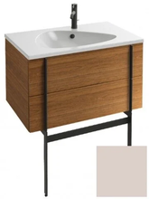 Тумба под раковину Jacob Delafon Nouvelle Vague 80 см, EB3030-G1H, цвет - пыльная роза глянцевый