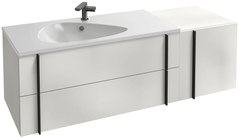 Тумба под раковину Jacob Delafon Nouvelle Vague 145 см, EB3038-F30, белый сатин