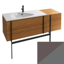 Тумба под раковину Jacob Delafon Nouvelle Vague 145 см, EB3037RU-M65, темно-серый/серый стальной