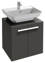 Тумба под раковину Jacob Delafon Struktura 60 см, EB1384-N14, серый антрацит