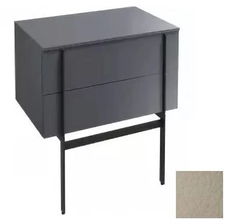 Тумба под раковину Jacob Delafon Nouvelle Vague 80 см, EB3054-NR2, цвет - коричневая кожа