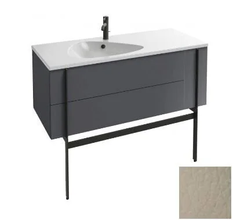 Тумба под раковину Jacob Delafon Nouvelle Vague 120 см, EB3036-NR2, цвет - коричневая кожа