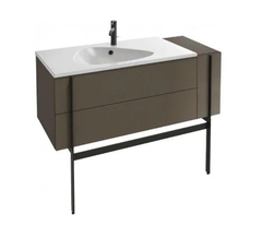 Тумба под раковину Jacob Delafon Nouvelle Vague 120 см, EB3034-NR2, цвет - коричневая кожа