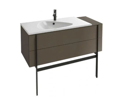 Тумба под раковину Jacob Delafon Nouvelle Vague 120 см, EB3033-NR2, цвет - коричневая кожа