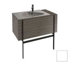 Тумба под раковину Jacob Delafon Nouvelle Vague 120 см, EB3033-N18, цвет - белый глянцевый