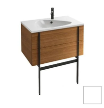 Тумба под раковину Jacob Delafon Nouvelle Vague 100 см, EB3032-N18, цвет - белый глянцевый