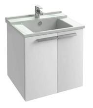 Тумба под раковину Jacob Delafon Struktura 60 см, EB1280-N18, цвет - белый блестящий