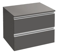 Тумба подвесная Jacob Delafon Vox 60 EB2060-RA-442, 60*46 см, серая антрацит