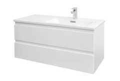 Тумба под раковину Jacob Delafon Madeleine, 100 см, блестящая белая, правая, EB2055-J5