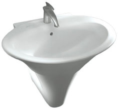 Раковина Hatria Sculture YR3701 77 см