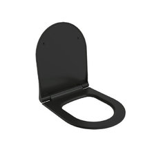 Крышка-сиденье для унитаза Ambassador Queen 112T20201S, быстросъемное с микролифтом, цвет черный матовый