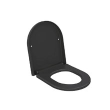 Крышка-сиденье для унитаза Ambassador Queen 112T20201, быстросъемное с микролифтом, цвет черный матовый