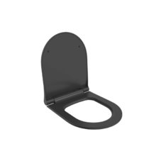 Крышка-сиденье для унитаза Ambassador Nord 132T20201S, быстросъемное с микролифтом, цвет черный матовый