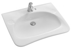 Раковина Jacob Delafon E1980-00, для людей с ограниченными возможностями, 70 х 54,5 см