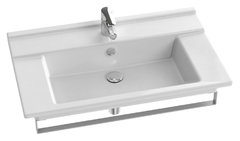 Раковина-столешница Jacob Delafon Struktura EXH112-00 80 x 48 см, с полотенцедержателем