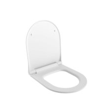 Крышка-сиденье для унитаза Ambassador Nord 132T20001S, быстросъемное с микролифтом, цвет белый глянцевый