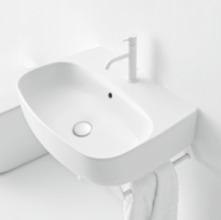 Раковина накладная Kerasan Nolita 534101*1, 60 х 45 см, цвет белый глянцевый