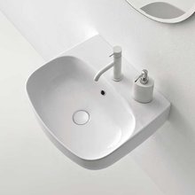 Раковина накладная Kerasan Nolita 534001*1, 50 х 45 см, цвет белый глянцевый