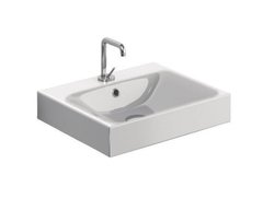 Раковина Kerasan Cento 353001*1 50 х 45 см подвесная/накладная, керамика, цвет белый