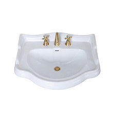 Раковина Kerasan Retro 104601*3 69 х 52 см, 3 отверстия под смеситель, цвет белый